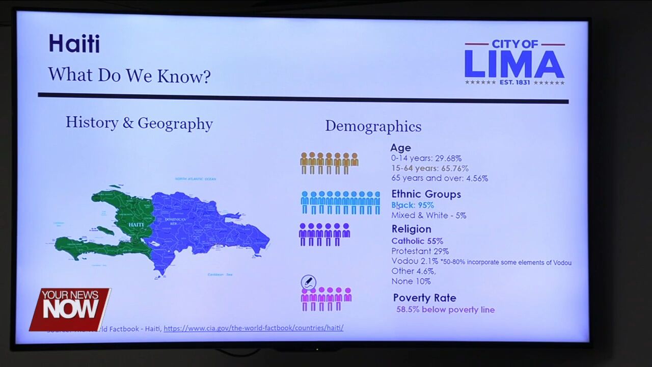 Mayor Sharetta Smith addresses Lima City Council about Haitian immigration